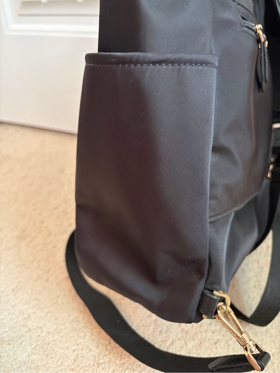 Kate Spade Taylor Convertible Backpack Black Nylon Adjustable Travel Bag main image 12
